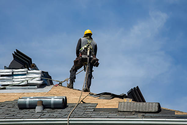 Professional Roof Replacement technician working in New Hudson, MI